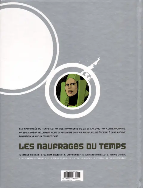 Verso de l'album Les Naufragés du temps Tome 5 Tendre chimère