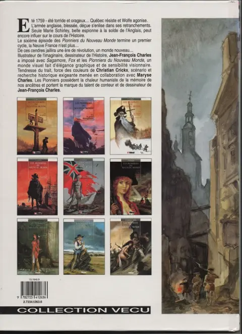 Verso de l'album Les Pionniers du Nouveau Monde Tome 6 La mort du loup