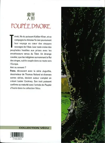 Verso de l'album Poupée d'ivoire Tome 5 Le roi des singes