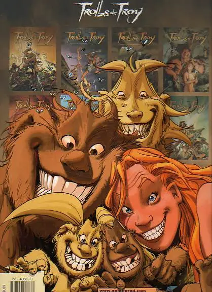 Verso de l'album Trolls de Troy Tome 3 Comme un vol de pétaures