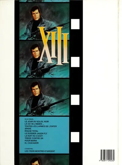 Verso de l'album XIII Tome 4 SPADS