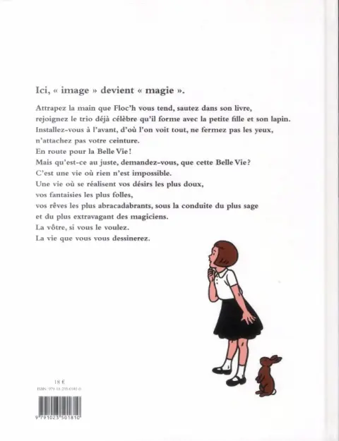 Verso de l'album La belle vie