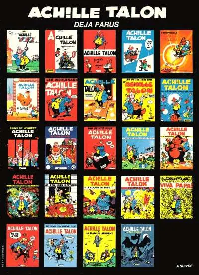 Verso de l'album Achille Talon Tome 24 Achille Talon et l'âge ingrat
