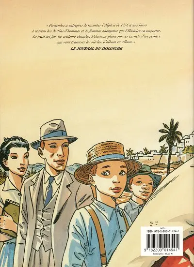 Verso de l'album Carnets d'Orient Premier cycle