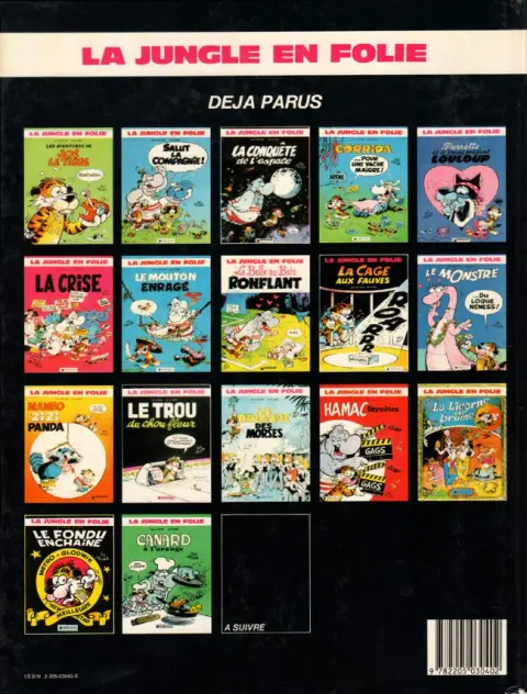 Verso de l'album La Jungle en folie Tome 17 Canard à l'orange