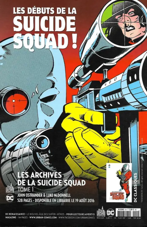 Verso de l'album Justice League Univers Hors-série #2 Darkside War