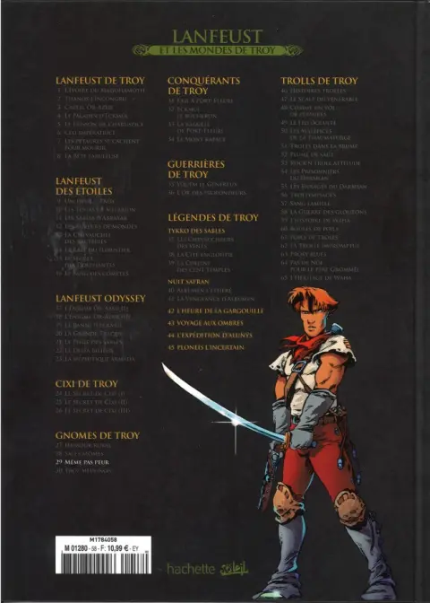 Verso de l'album Lanfeust et les mondes de Troy Tome 29 Gnomes de Troy - Même pas Peur