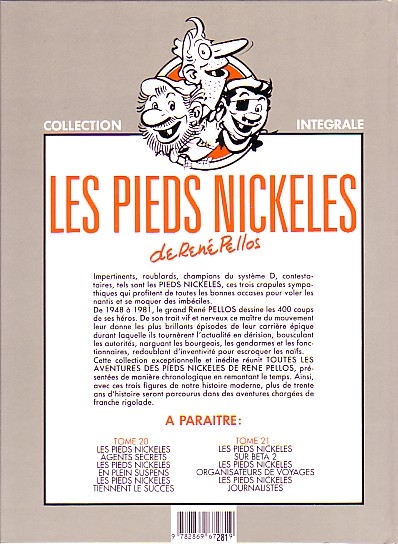 Verso de l'album Les Pieds Nickelés Tome 19