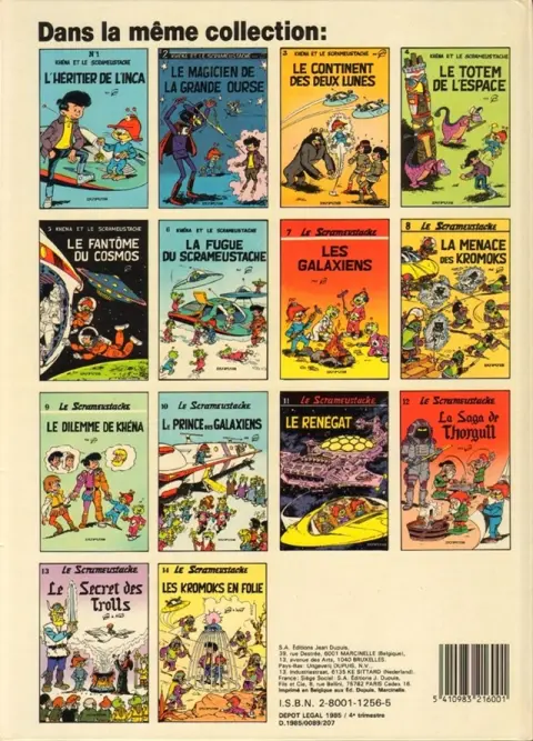 Verso de l'album Le Scrameustache Tome 14 Les Kromoks en folie