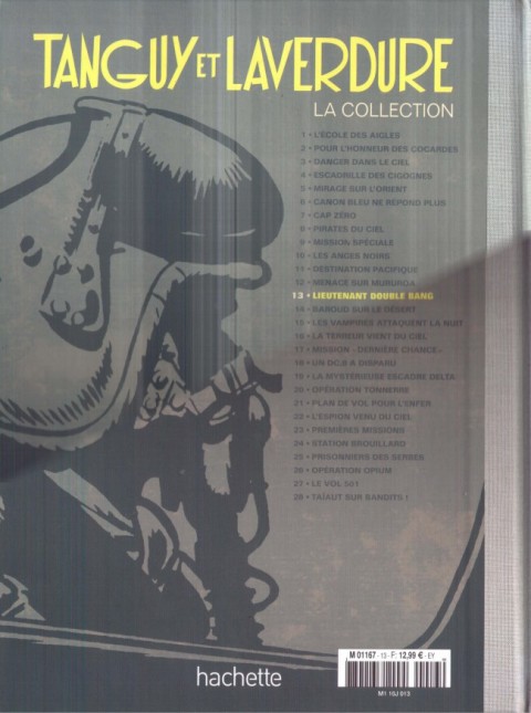 Verso de l'album Tanguy et Laverdure - La Collection Tome 13 Lieutenant Double Bang