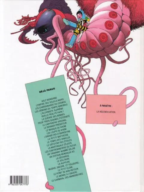 Verso de l'album Le Vagabond des Limbes Tome 28 Le carnaval des animonstres