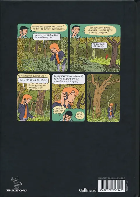 Verso de l'album Bienvenue 3
