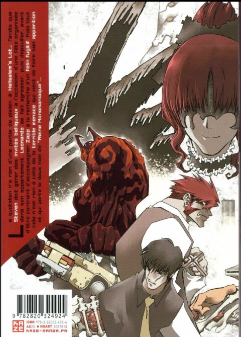 Verso de l'album Blood Blockade Battlefront 3