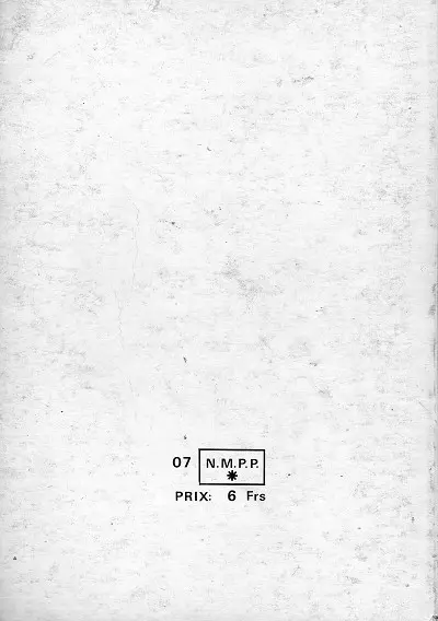 Verso de l'album Strange Album N° 23