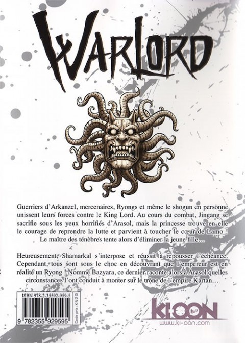 Verso de l'album Warlord Tome 12