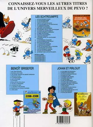 Verso de l'album Les Schtroumpfs Tome 16 Le schtroumpf financier