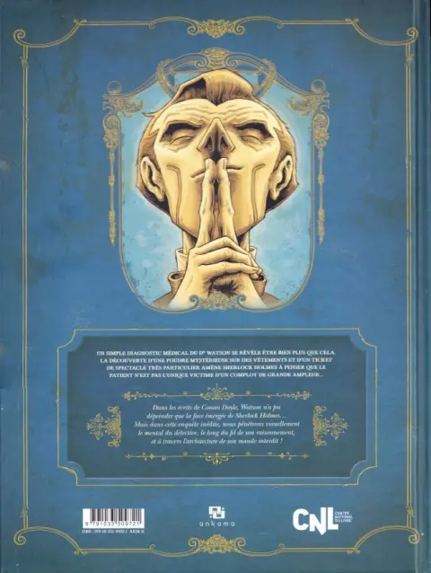 Verso de l'album Dans la tête de Sherlock Holmes Tome 1/2 L'Affaire du Ticket Scandaleux 1/2