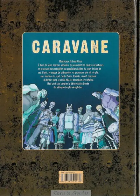 Verso de l'album Caravane Tome 1 Mila