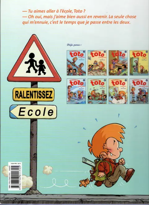 Verso de l'album Les Blagues de Toto Tome 6 L'as des pitres