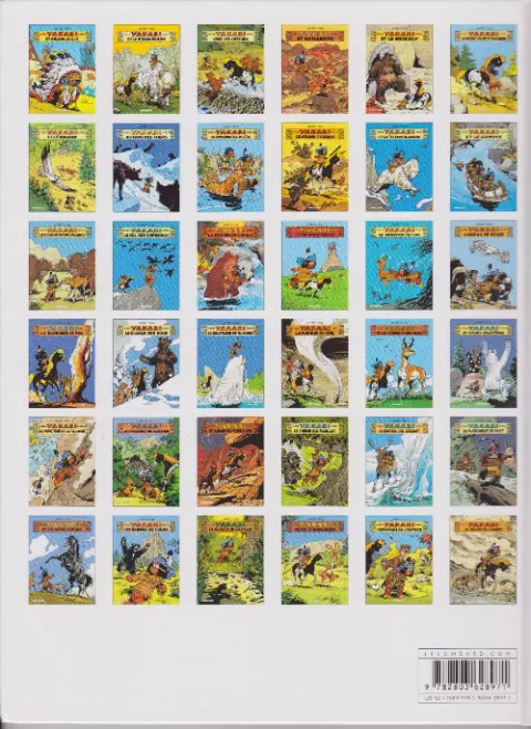Verso de l'album Yakari Tome 14 Le vol des corbeaux