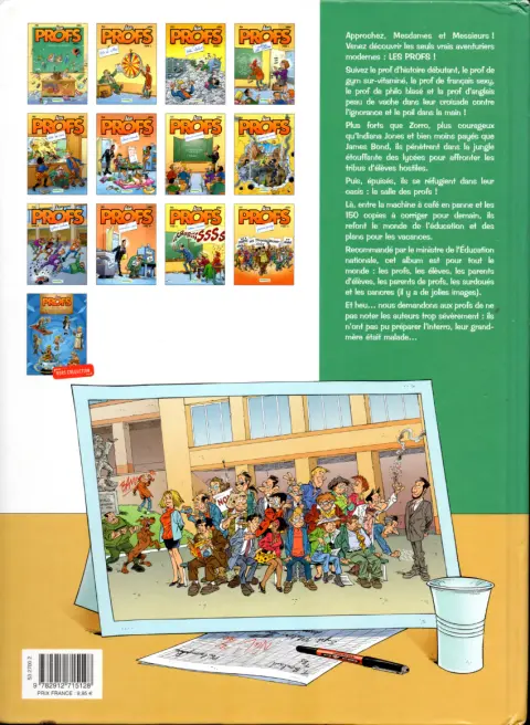 Verso de l'album Les Profs Tome 1 Interro surprise