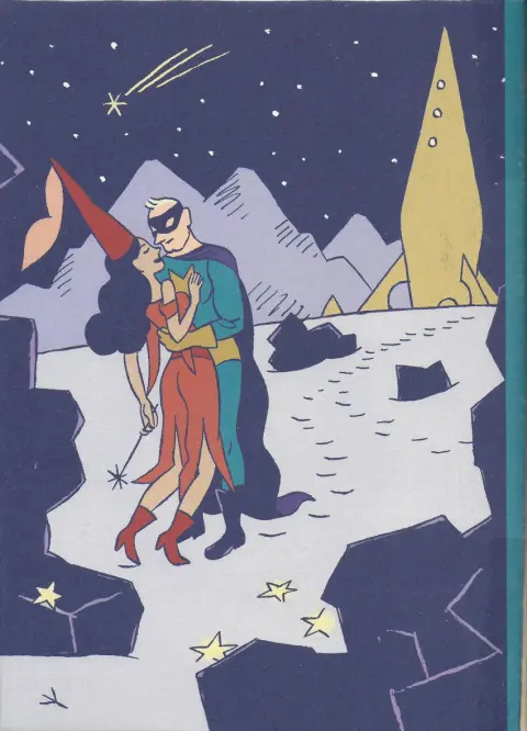 Verso de l'album Deux enfants sur la lune