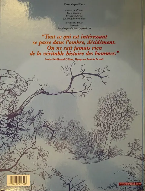 Verso de l'album La Croix de Cazenac Tome 2 L'Ange endormi