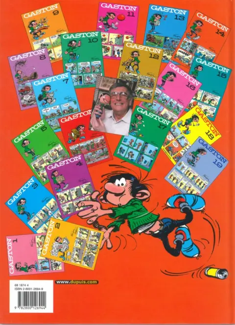 Verso de l'album Gaston Tome 14