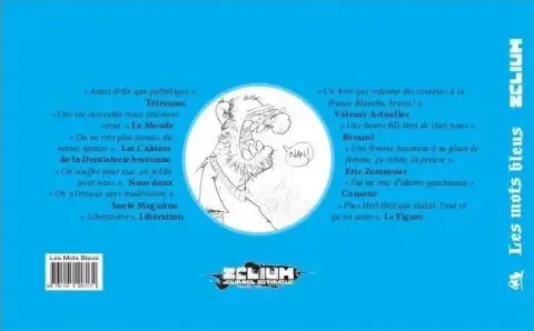 Verso de l'album Les mots Bleus Les mots qu'on dit avec des pneus