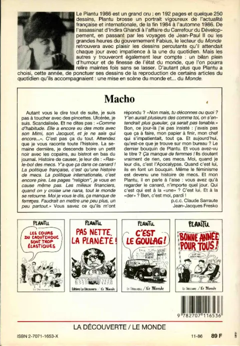 Verso de l'album Ça manque de femmes ! Ca manque de femmes !