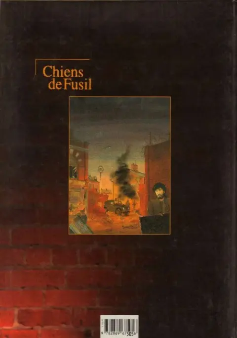 Verso de l'album Chiens de fusil