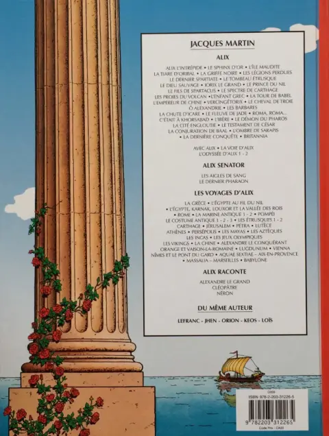 Verso de l'album Alix Tome 26 L'ibère
