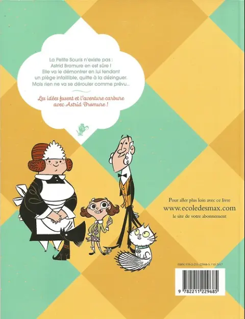 Verso de l'album Astrid Bromure Tome 1 Comment dézinguer la Petite Souris
