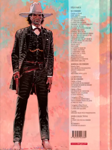 Verso de l'album Blueberry Tome 10 Général Tête Jaune