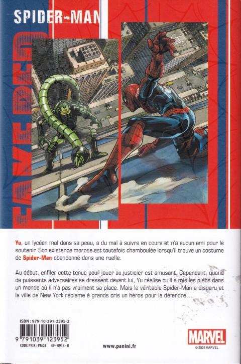 Verso de l'album Spider-Man - Fake Red