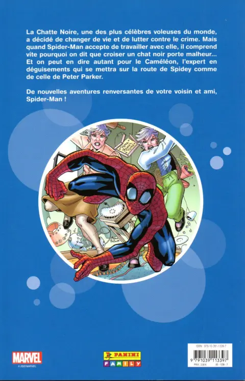 Verso de l'album Les fantastiques aventures de Spider-Man 3 La chatte noire ?!