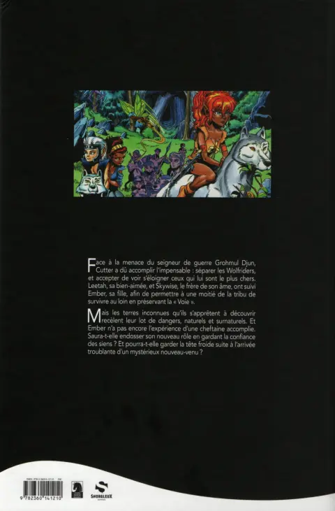 Verso de l'album ElfQuest - La Fantastique quête des elfes Ember - 1ère partie