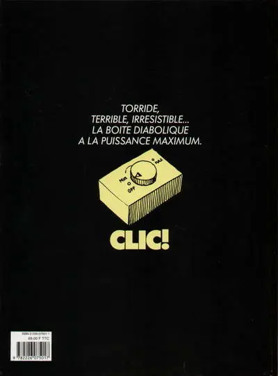 Verso de l'album Le déclic 3