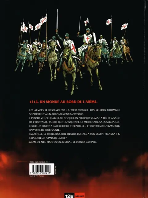 Verso de l'album Le Dernier Cathare Tome 2 Le sang des hérétiques