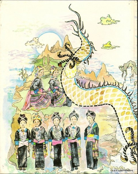 Verso de l'album Le Dragon, le Maître du ciel et ses sept filles
