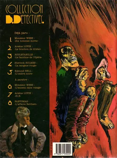Verso de l'album Les enquêtes d'Edmund Bell Tome 4 L'ombre noire