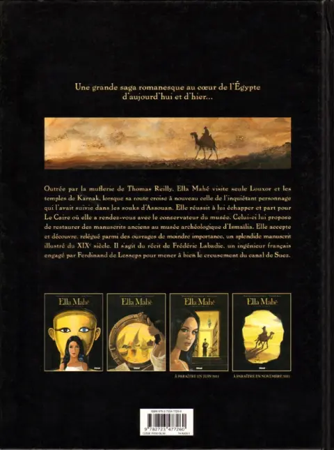 Verso de l'album Ella Mahé Tome 2 Princesse des Sables