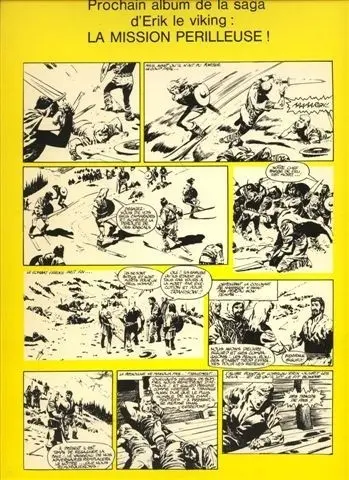 Verso de l'album Erik le viking Tome 9 L'idole aux yeux de feu