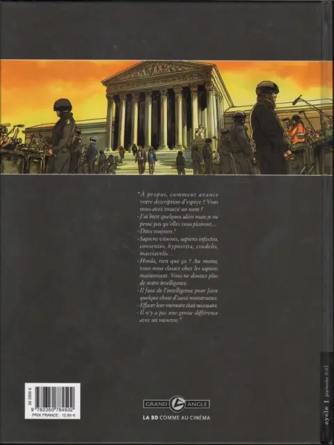 Verso de l'album Filii Tome 3