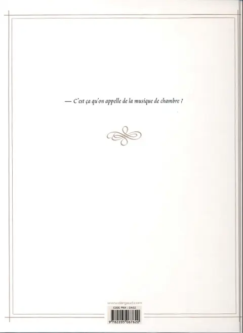 Verso de l'album Haut de gamme Tome 2 Ma non troppo