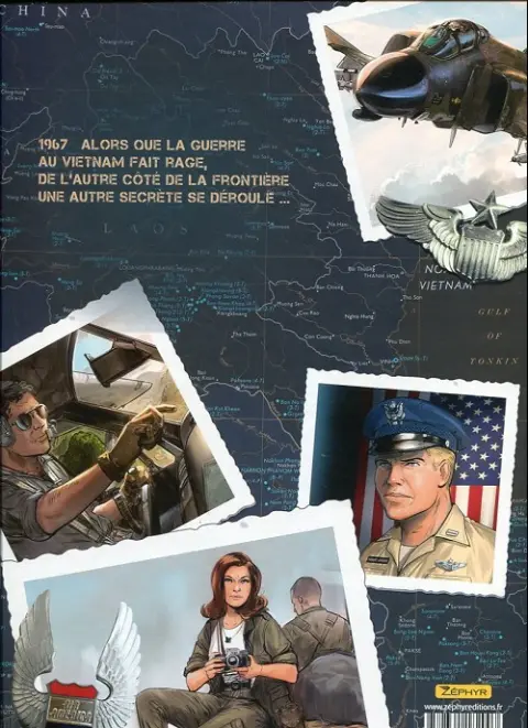 Verso de l'album Air america Tome 1 Sur la piste Hô Chi Minh