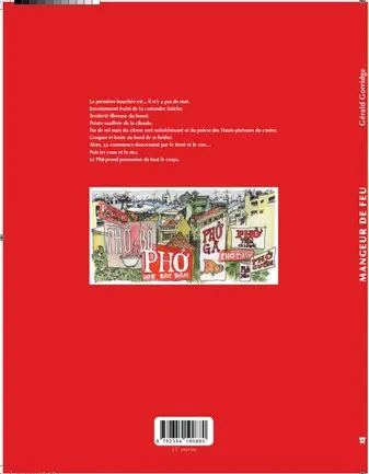 Verso de l'album Mangeur de feu