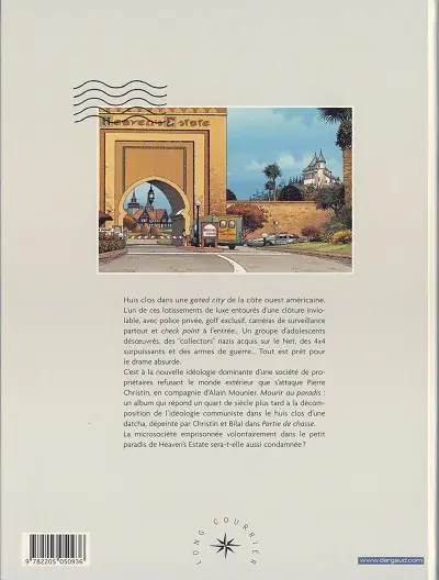 Verso de l'album Mourir au paradis