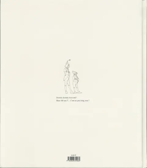 Verso de l'album Le Bois Dormait