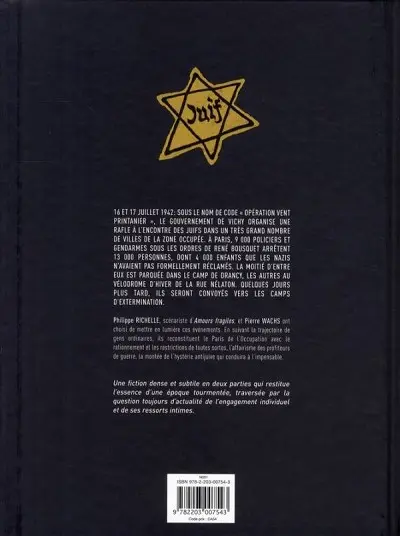 Verso de l'album Opération Vent Printanier Première partie